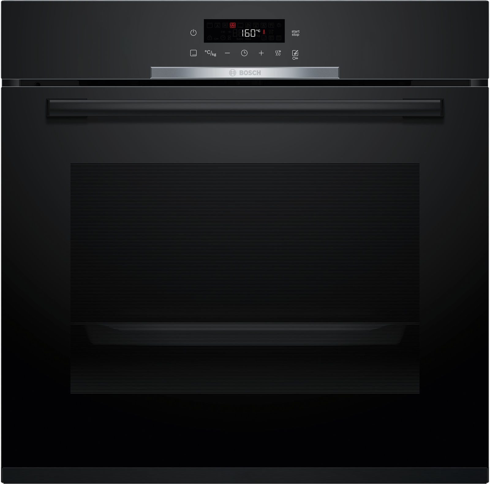 Serija 4, Ugradna rerna, 60 x 60 cm, Crna, HBA372EB4