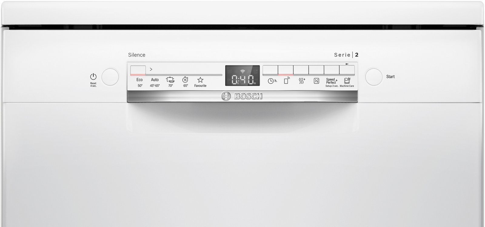 Serija 2, Samostojeća mašina za pranje sudova, 60 cm, Bela, SMS2HTW06E