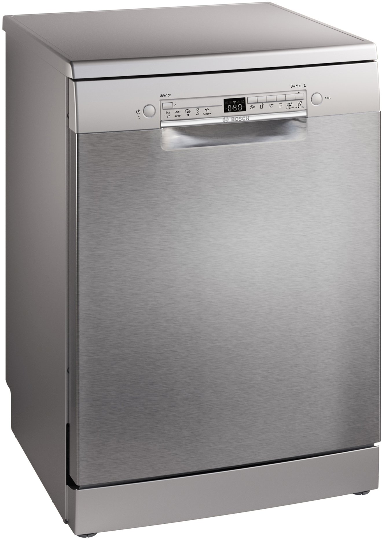 Series 2, free-standing dishwasher, 60 cm, Brushed steel anti-fingerprint, SMS2HTI06E