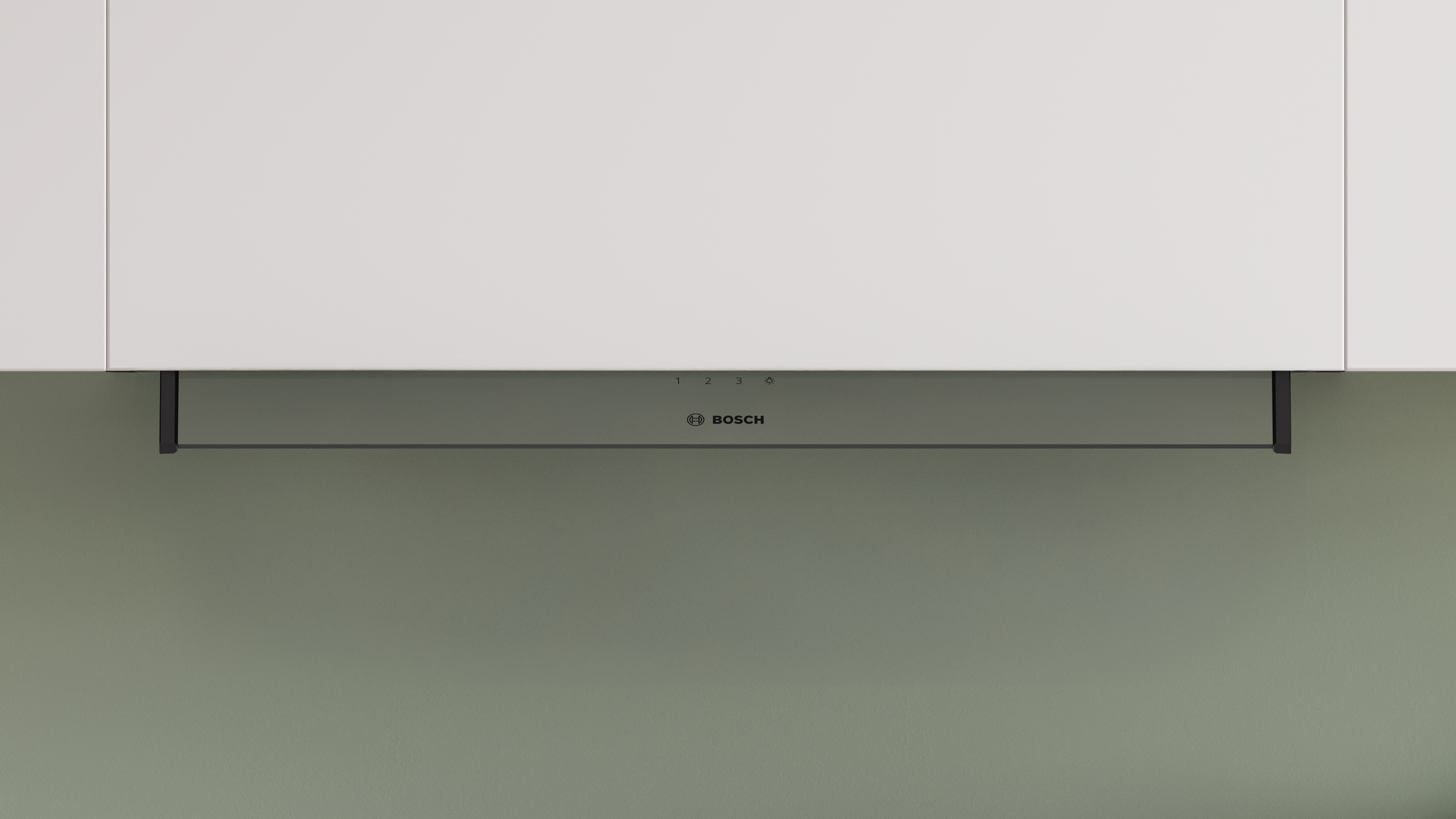 Series 4, Integrated Design Hood, 80 cm, clear glass, Matt black , DBB85CC60