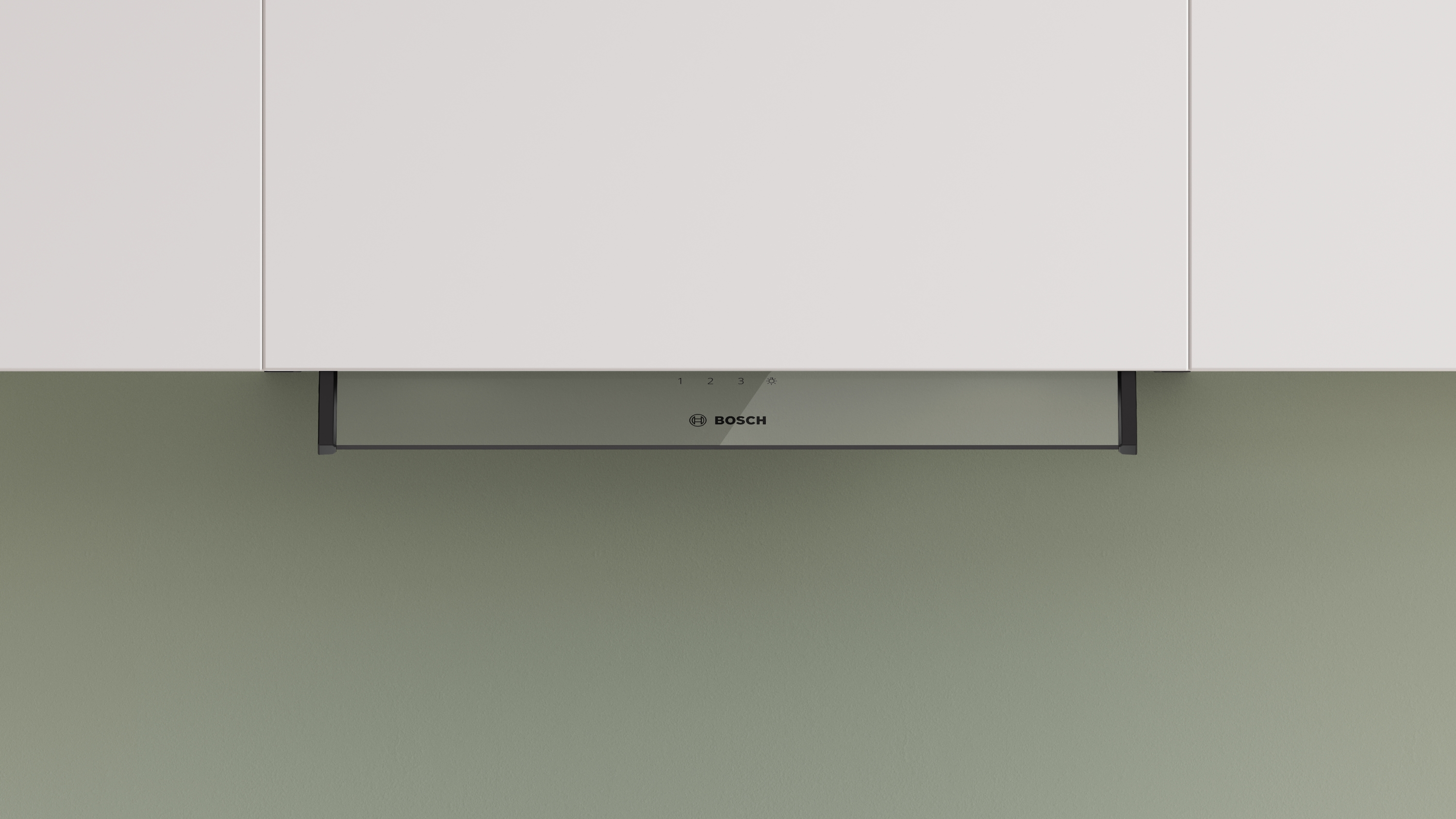 Series 4, Integrated Design Hood, 60 cm, clear glass, Matt black , DBB65CC60