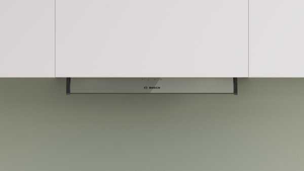 Series 4, Integrated Design Hood, 60 cm, clear glass, Matt black , DBB65CC60
