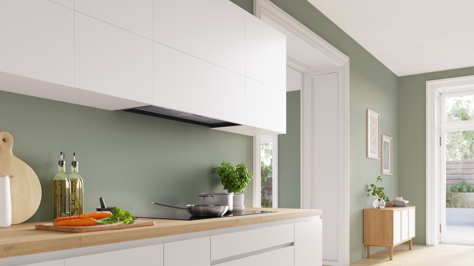 Serija 2, Ugradni aspirator, 90 cm, Plavo crna, DBB93BC60