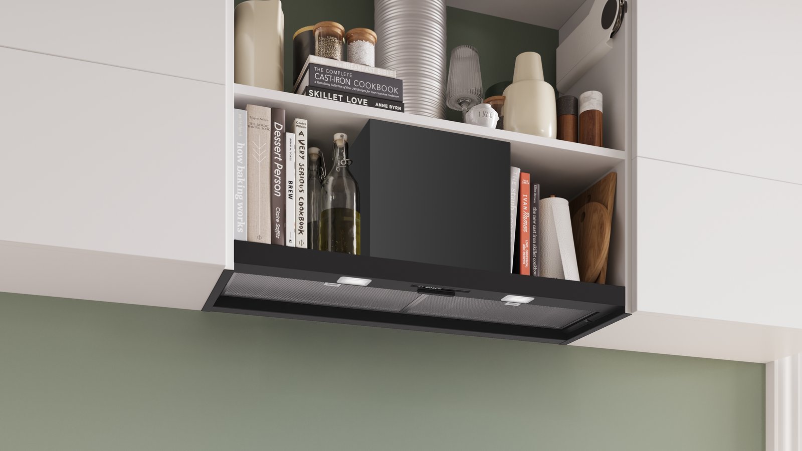 Serija 2, Ugradni aspirator, 90 cm, Plavo crna, DBB93BC60