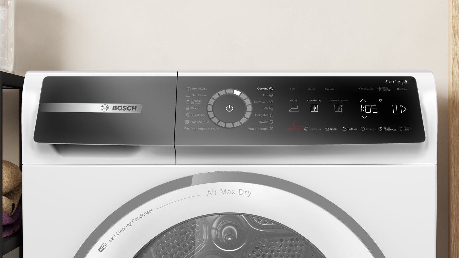 Serija 8, Mašina za sušenje veša sa toplotnom pumpom, 9 kg, WRB247CEBY