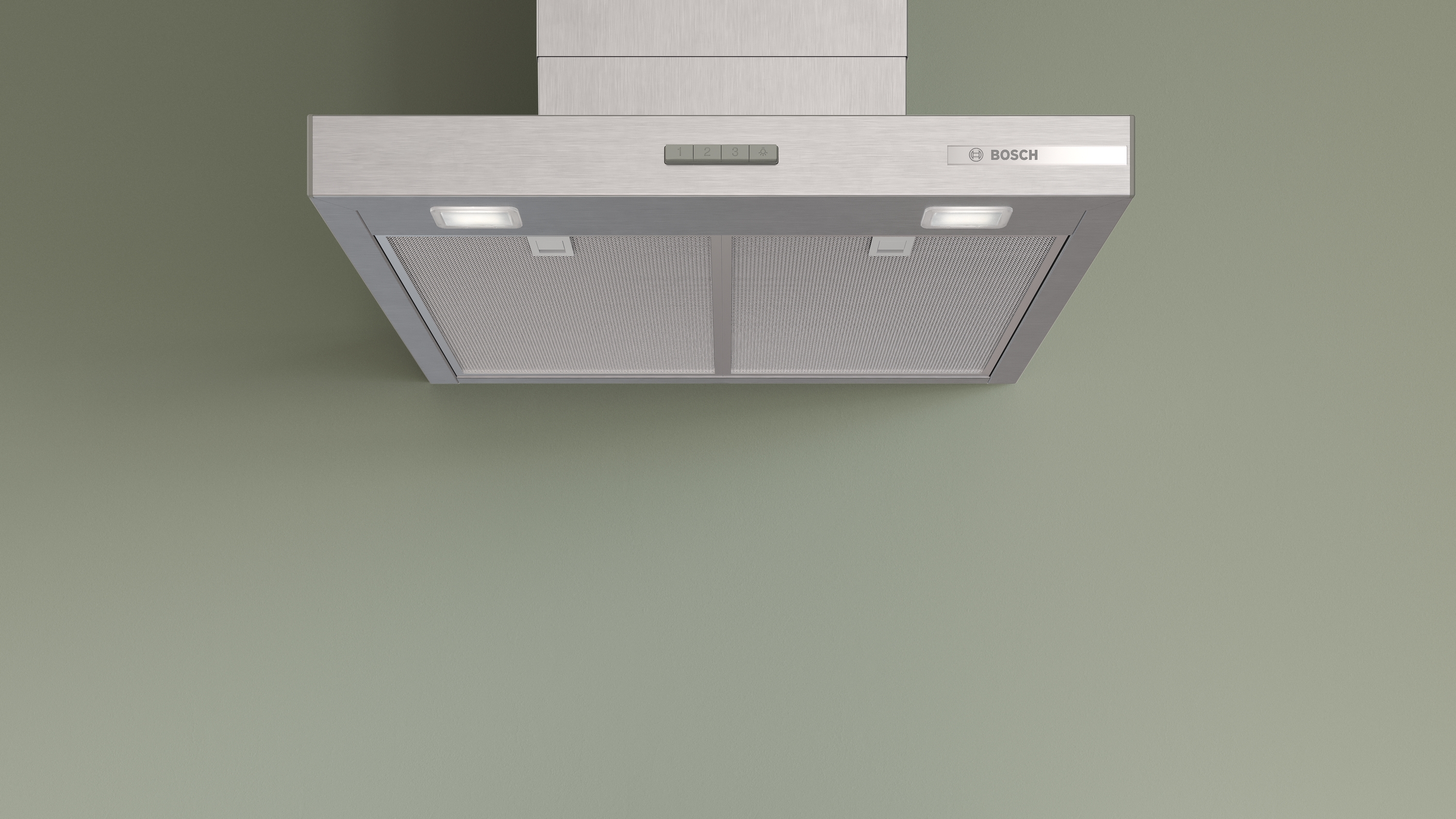 Series 2, wall-mounted cooker hood, 60 cm, Stainless steel look, DWB63BC30