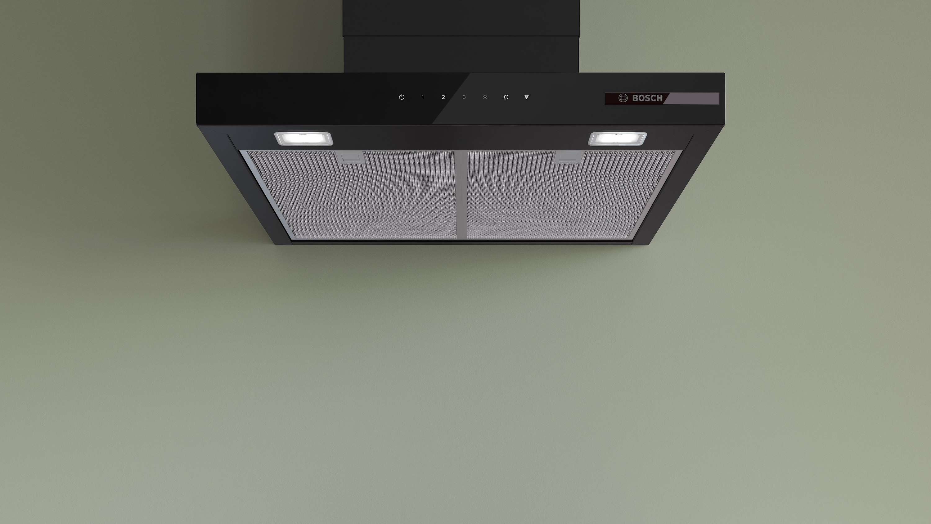 Series 6, wall-mounted cooker hood, 60 cm, Matt black , DWB67DN60
