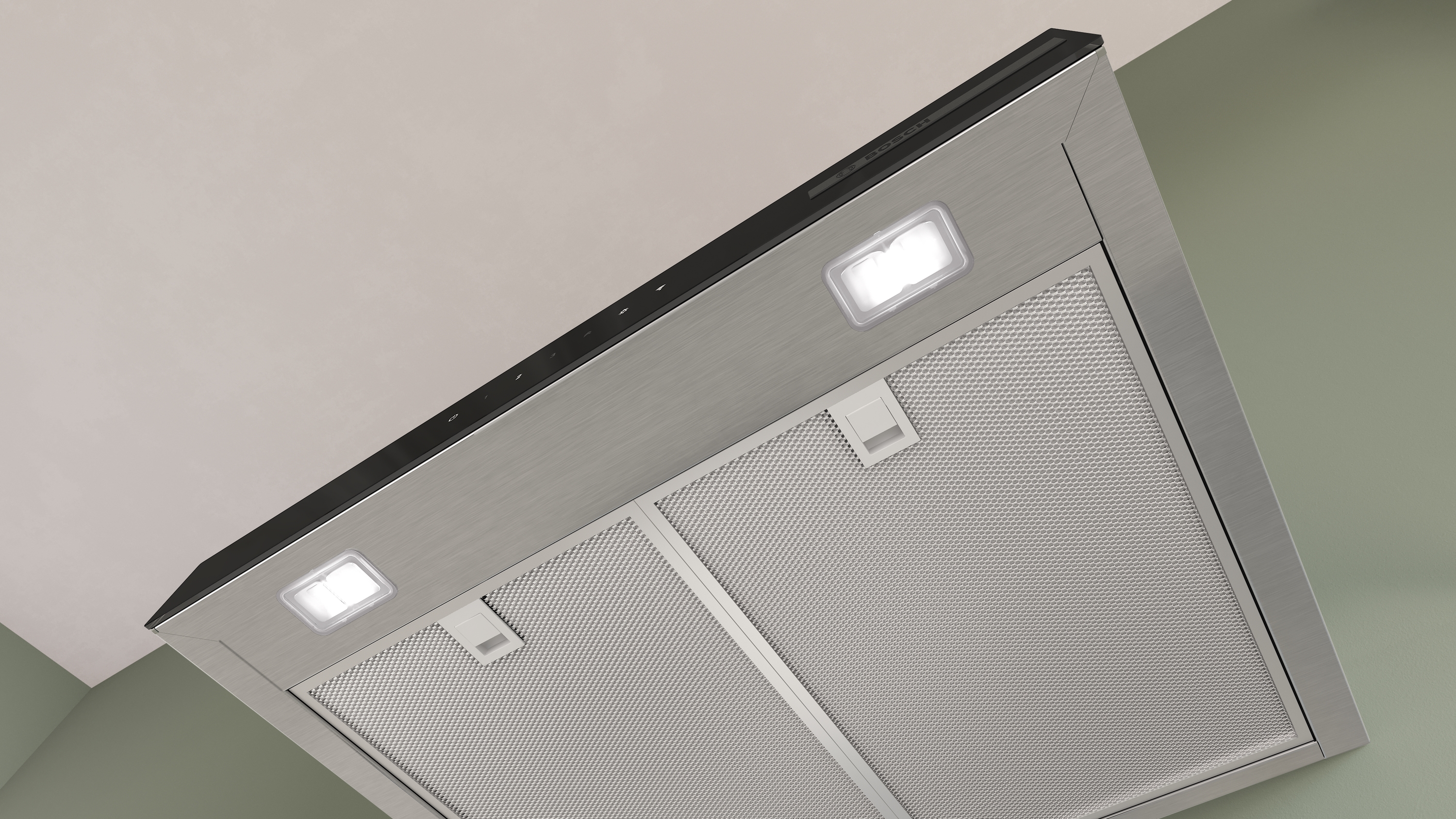 Series 6, wall-mounted cooker hood, 60 cm, Stainless steel look, DWB67DN30