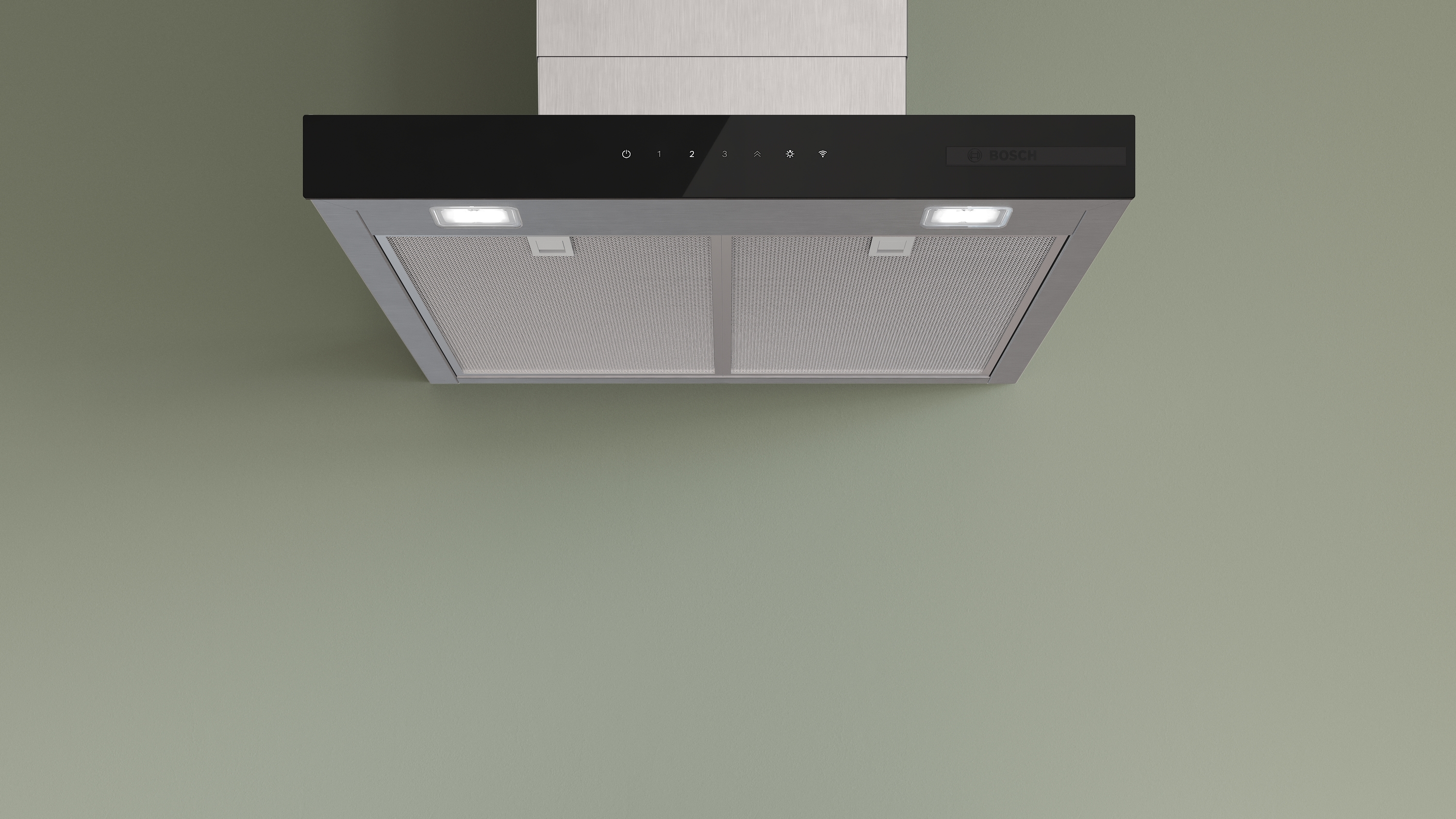 Series 6, wall-mounted cooker hood, 60 cm, Stainless steel look, DWB67DN30