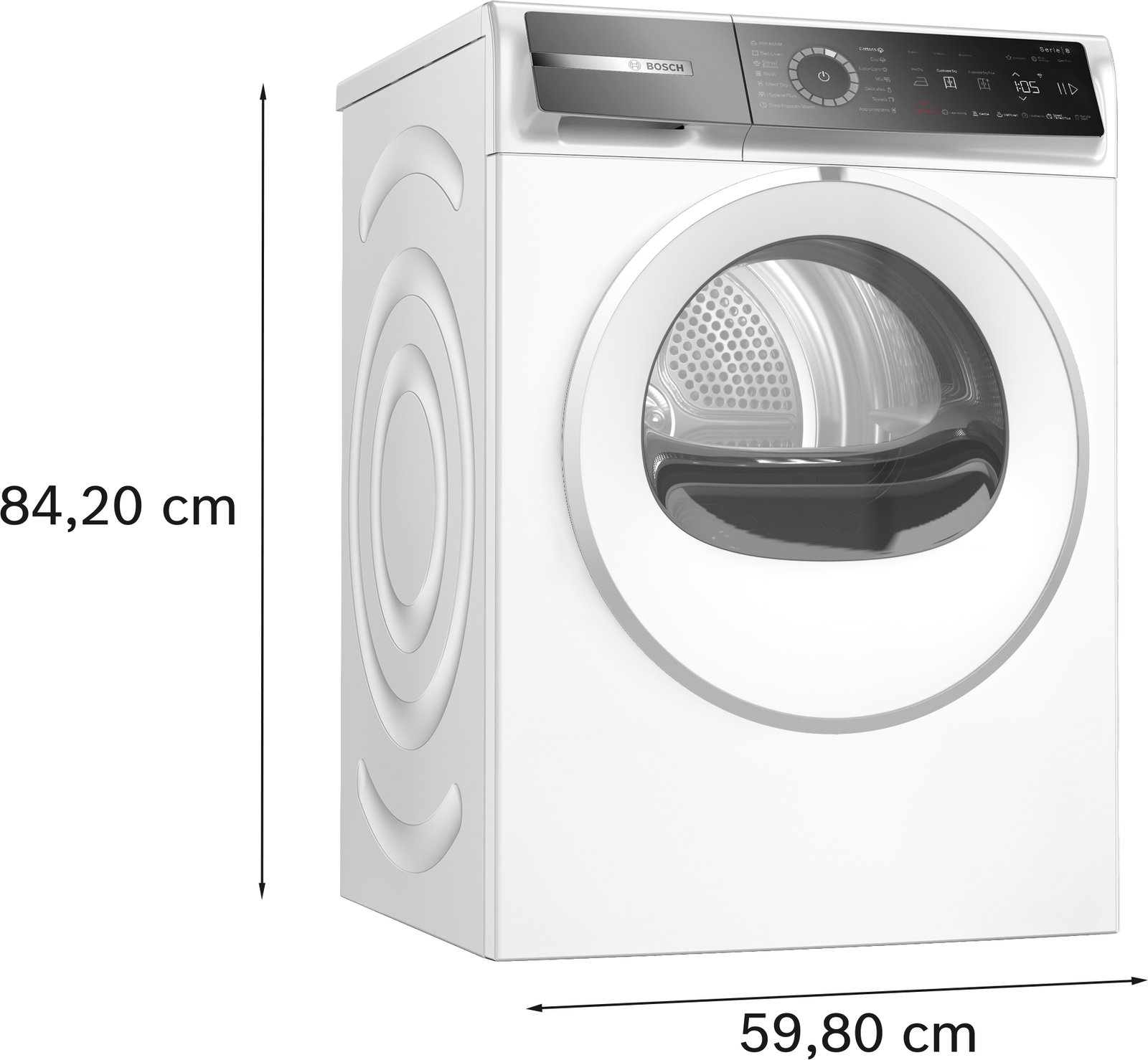 Serija 8, Mašina za sušenje veša sa toplotnom pumpom, 9 kg, WRB247CEBY