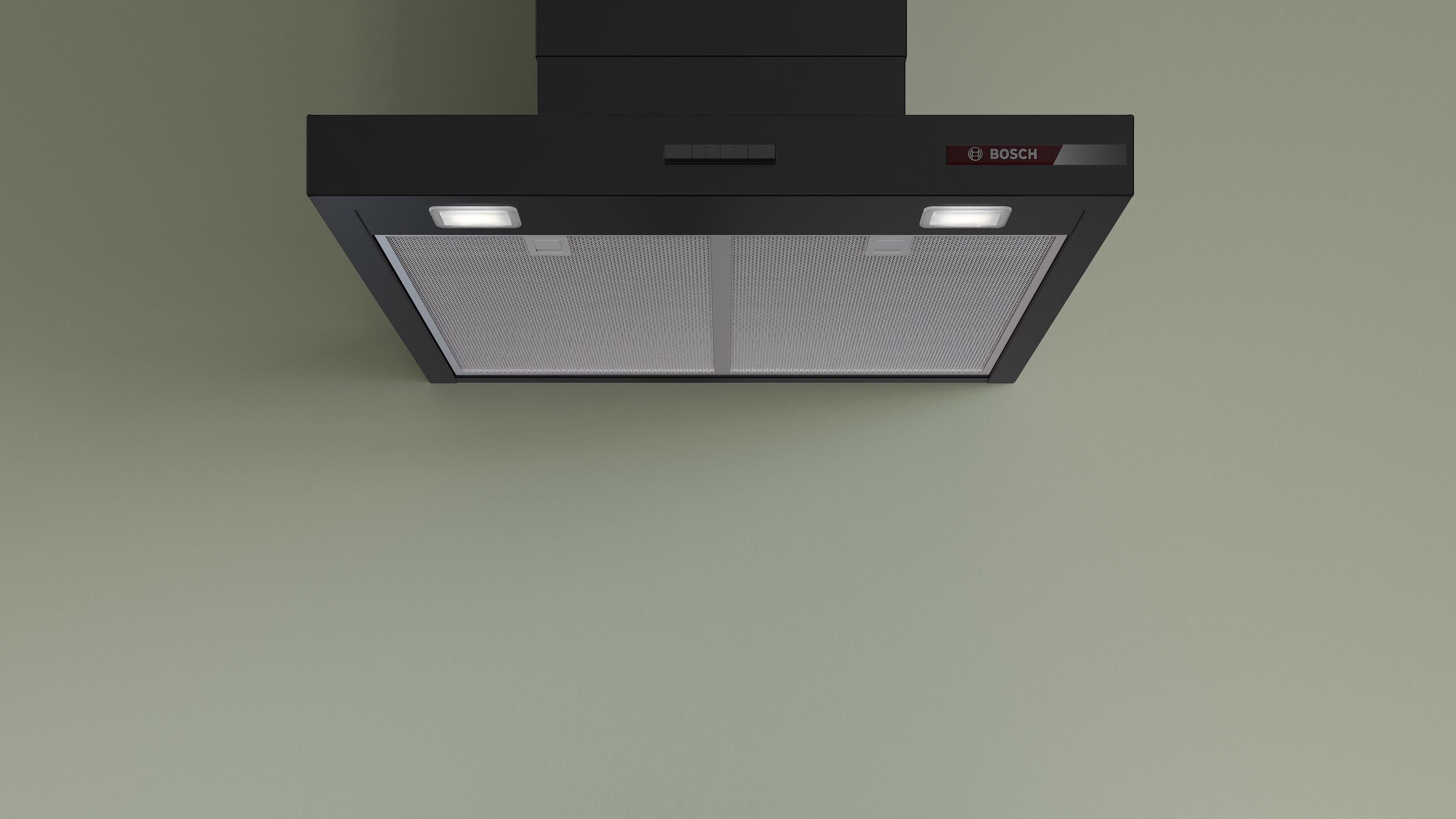 Series 4, wall-mounted cooker hood, 60 cm, Matt black , DWB65CC60