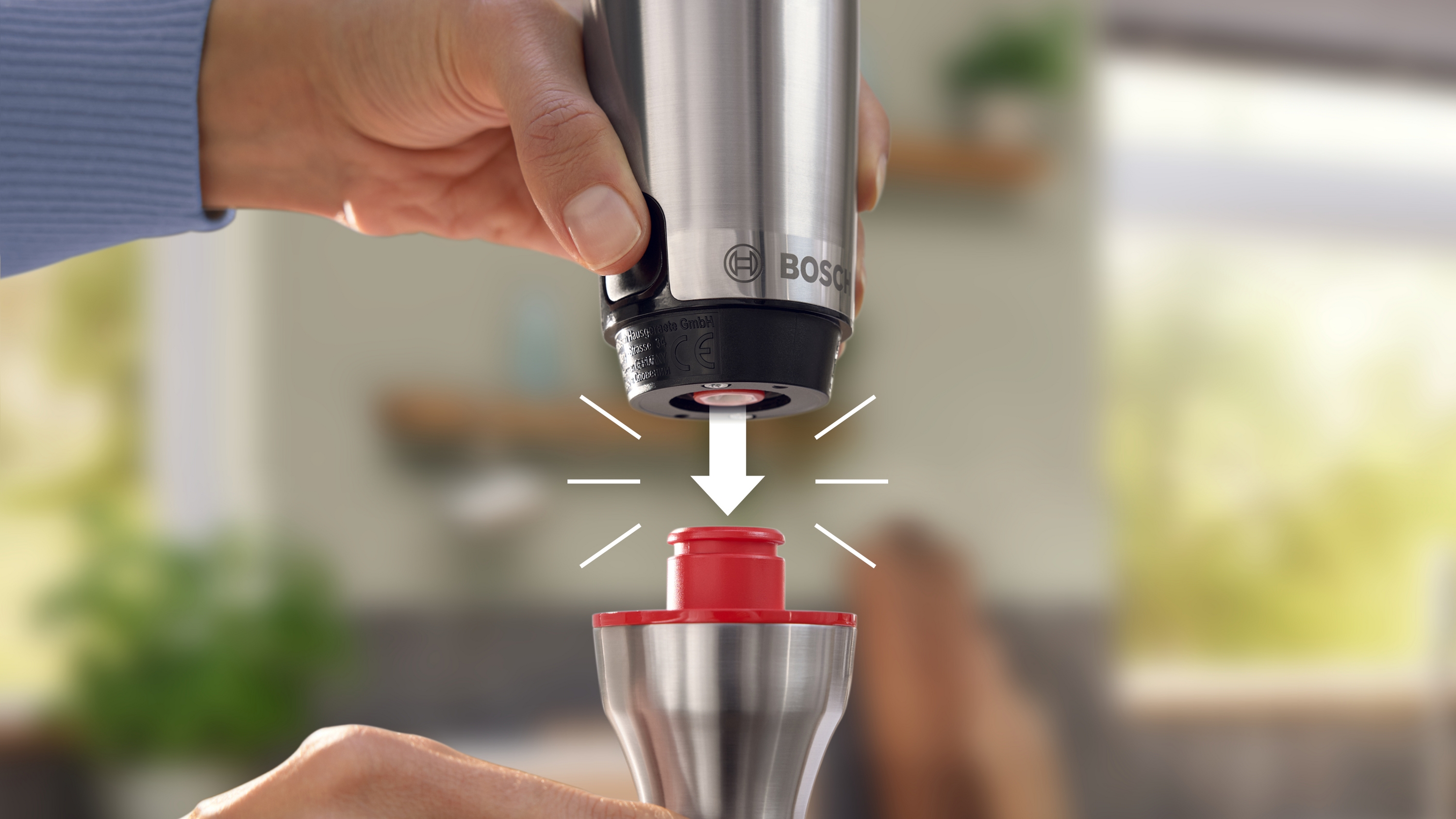 Series 8, Hand blender, ErgoMaster, 1500 W, Stainless steel, MSM8M950