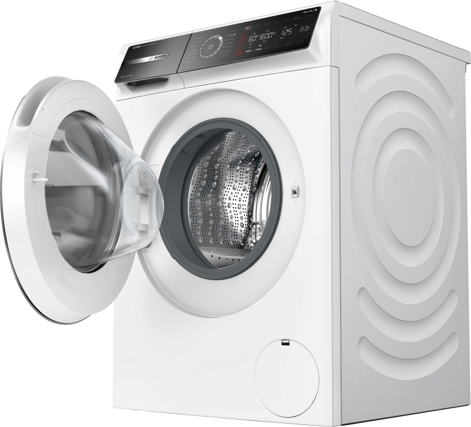 Series 8, washing machine, frontloader fullsize, 11 kg, 1600 rpm, WGB266A4BY