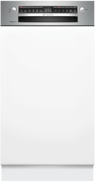 Series 4, semi-integrated dishwasher, 45 cm, Brushed steel, SPI4HMS13E