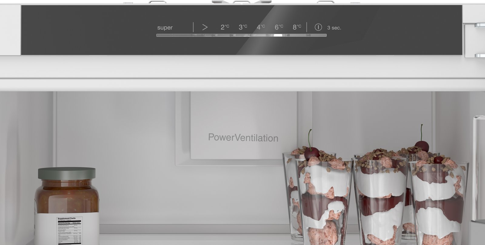 Serija 6, Ugradni frižider, 177.2 x 55.8 cm, Fiksna šarka, lagano zatvaranje, KIR81ADC0