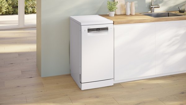 Series 4, free-standing dishwasher, 45 cm, White, SPS4HMW13E