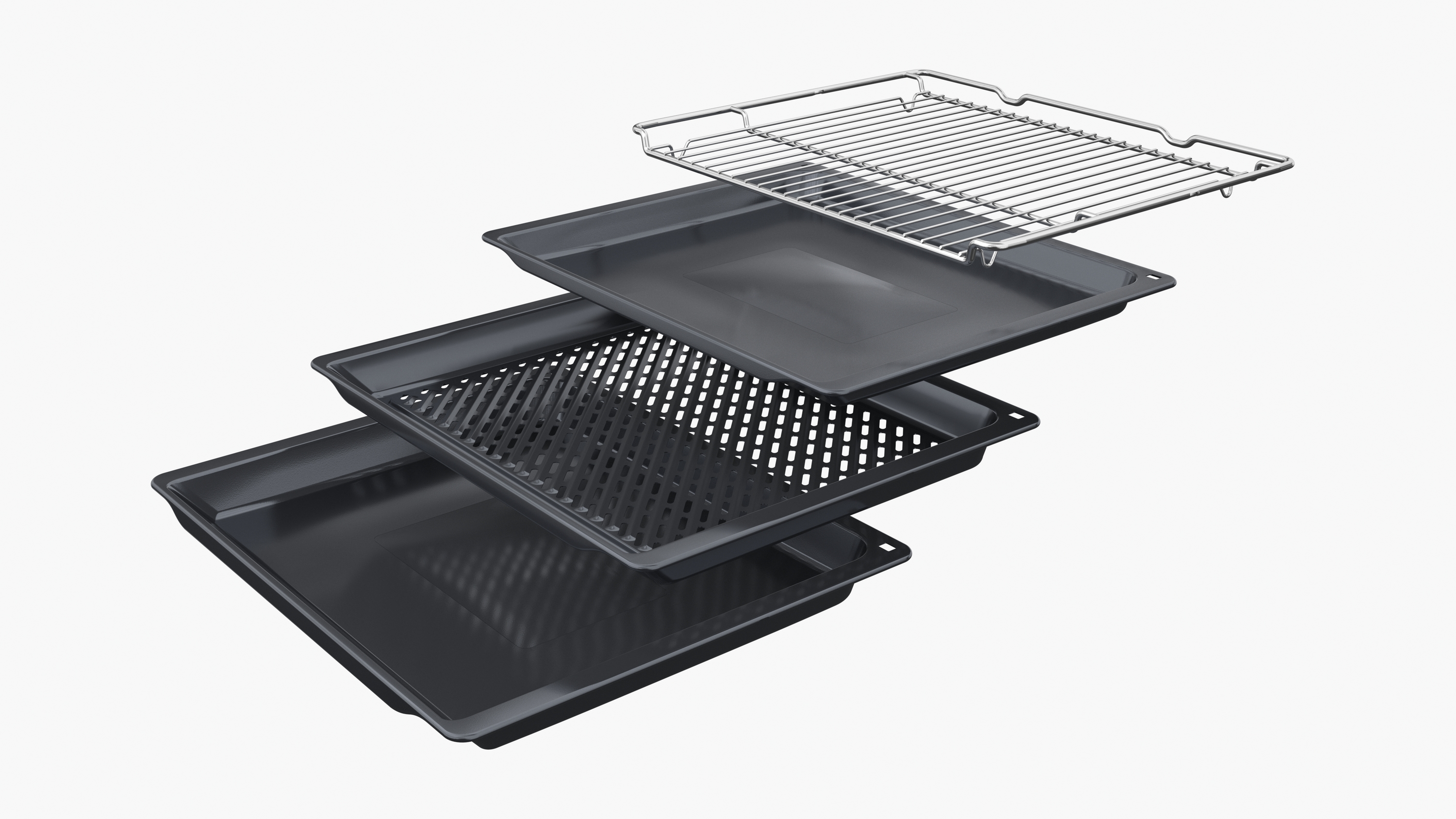 Series 8, Built-in compact oven with microwave function, 60 x 45 cm, Matt Black, CMG978NM1
