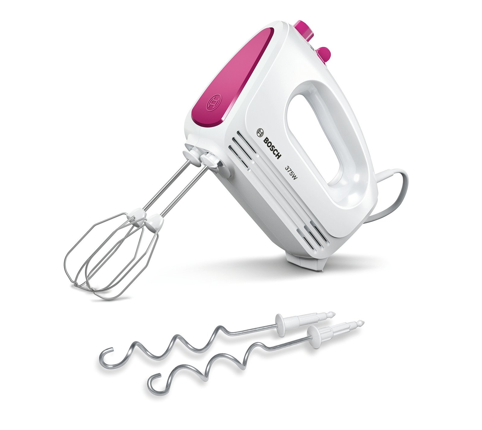 Hand mixer, CleverMixx FUN, 375 W, White, wild purple, MFQ2210P