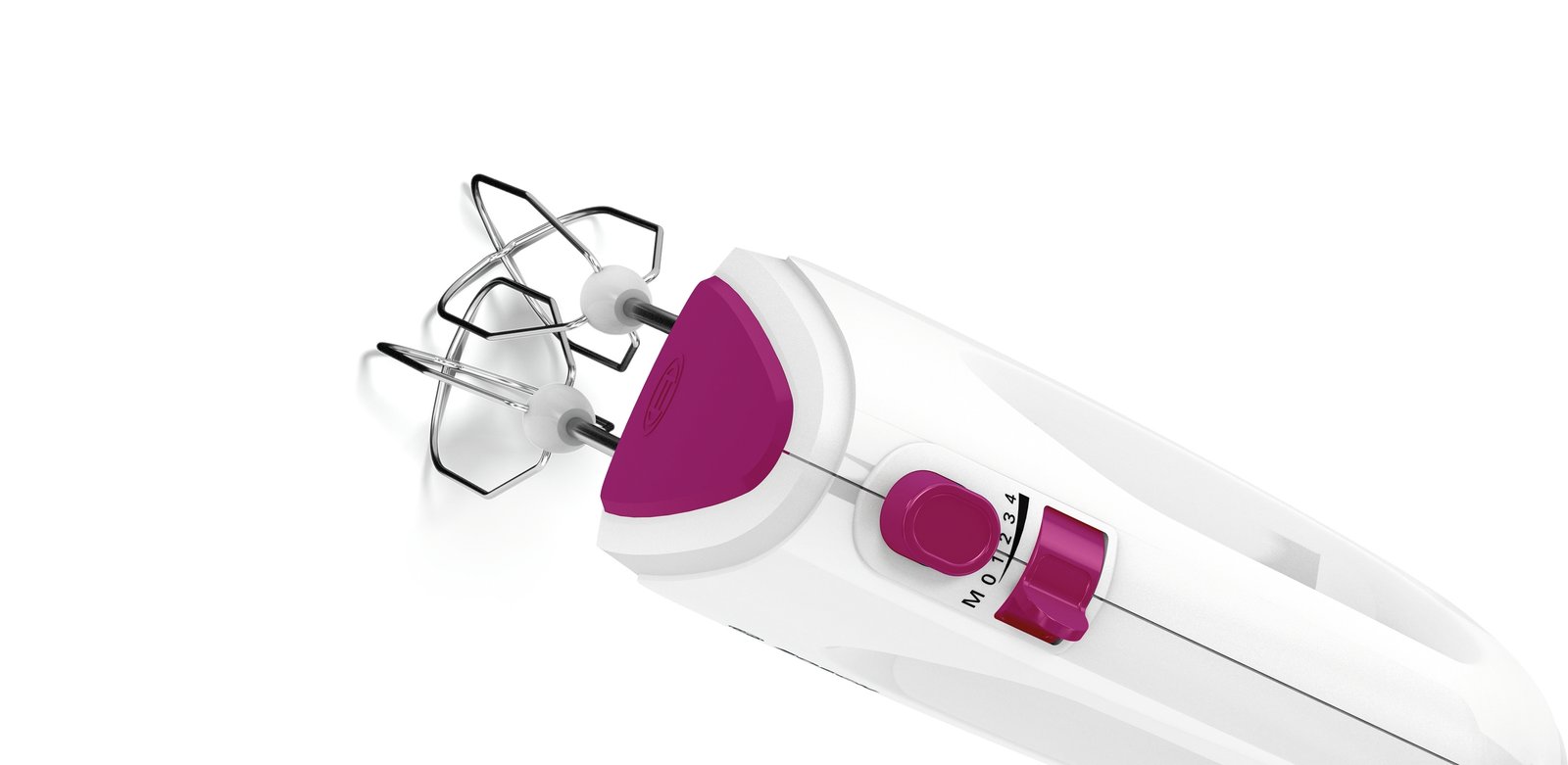 Hand mixer, CleverMixx FUN, 375 W, White, wild purple, MFQ2210P