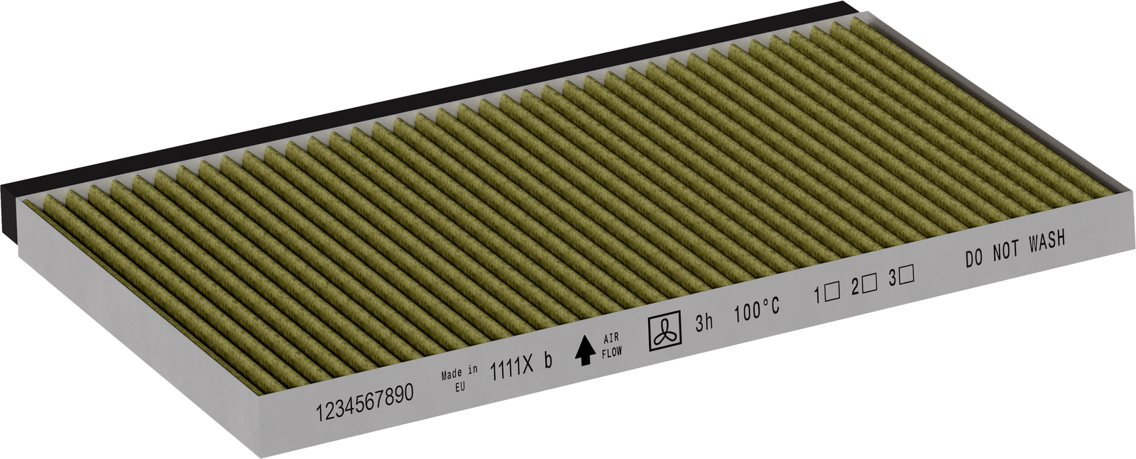 Komplet za dugotrajnu recirkulaciju čistog vazduha, Crna, DWZ1FB6I6