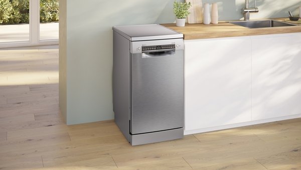 Series 4, free-standing dishwasher, 45 cm, Brushed steel anti-fingerprint, SPS4HMI13E