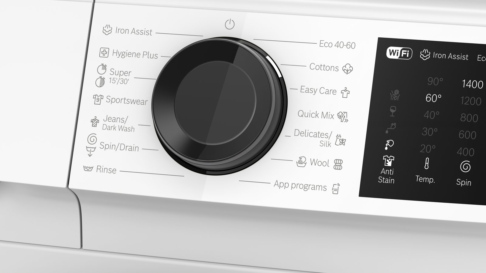 Serija 6, Mašina za pranje veša, punjenje spreda, 9 kg, max. 1400 obrtaja u minuti, WGJ24401BY