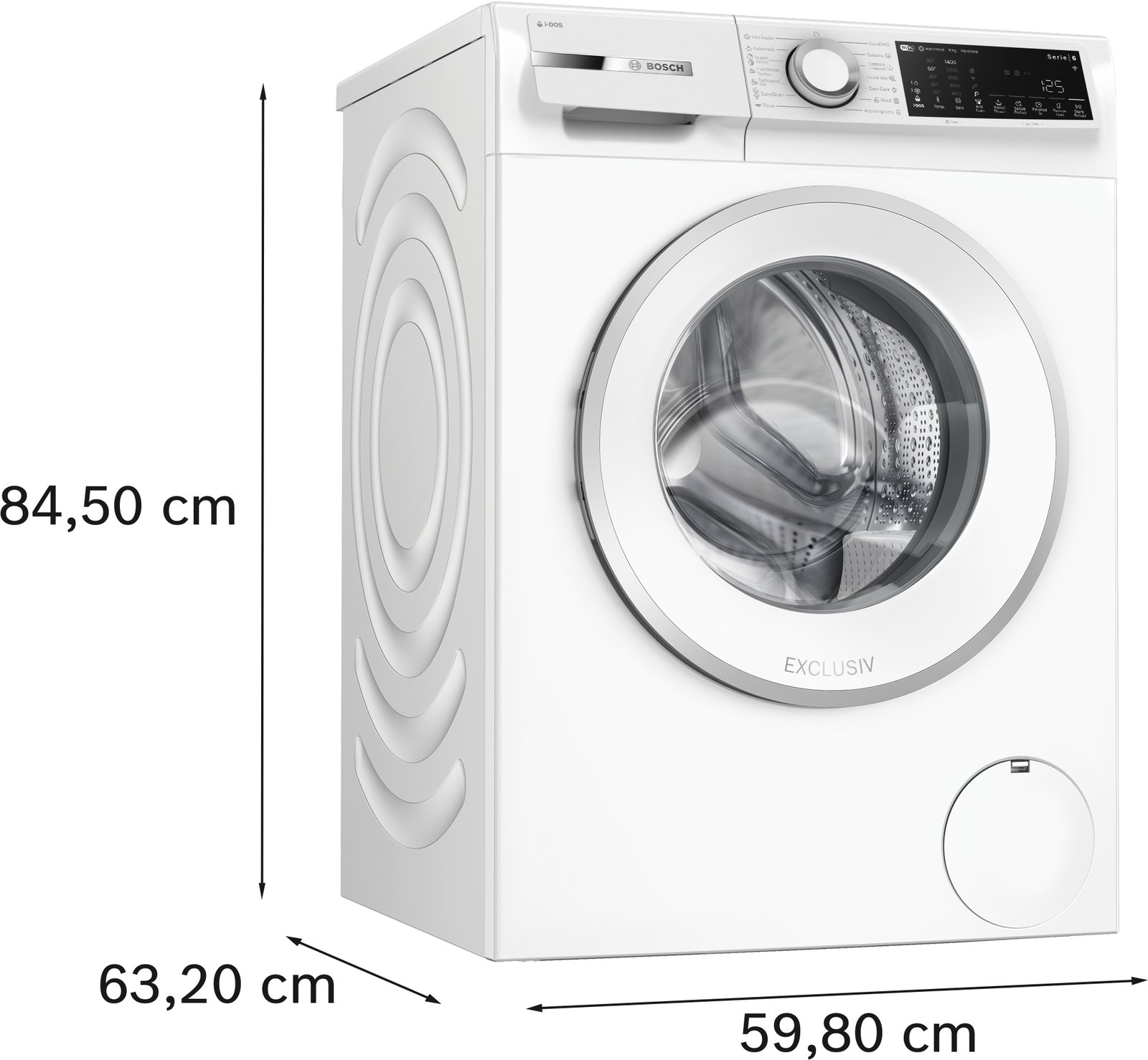 Serija 6, Mašina za pranje veša, punjenje spreda, 9 kg, max. 1400 obrtaja u minuti, WGJ244A1BY