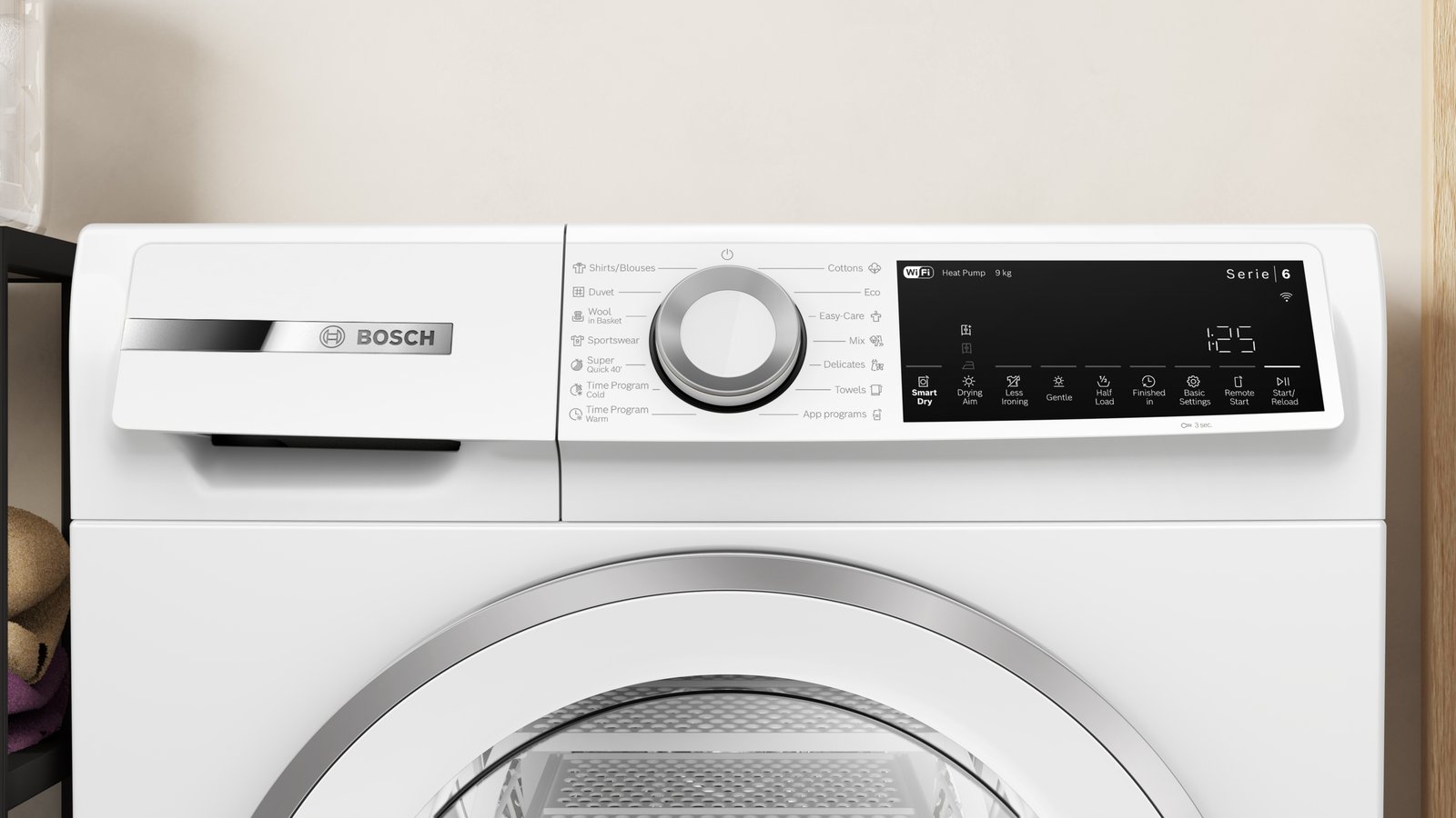 Serija 6, Mašina za sušenje veša sa toplotnom pumpom, 9 kg, WQJ24292BY