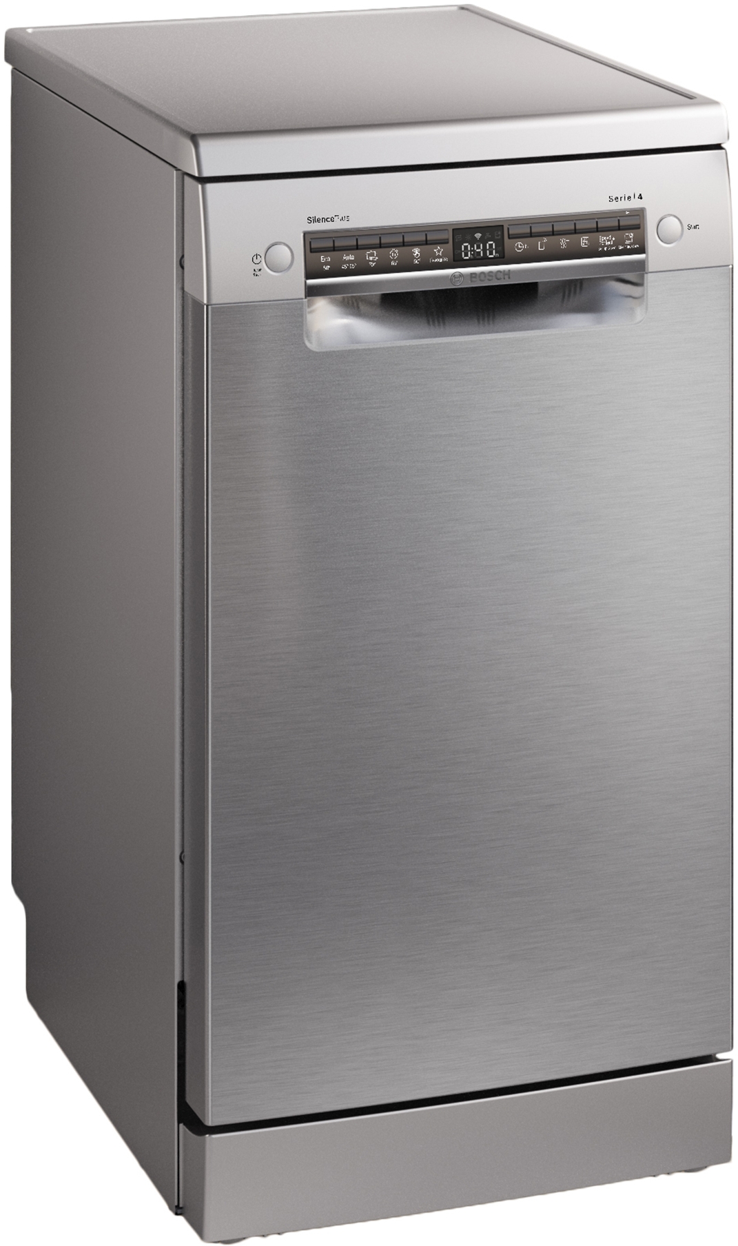 Series 4, free-standing dishwasher, 45 cm, Brushed steel anti-fingerprint, SPS4HMI13E