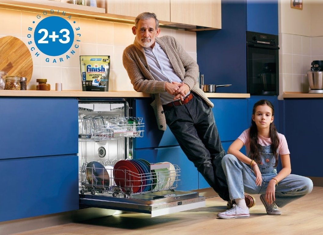 5 godina garancije na mašine za pranje sudova. Peri sudove #likeabosch.