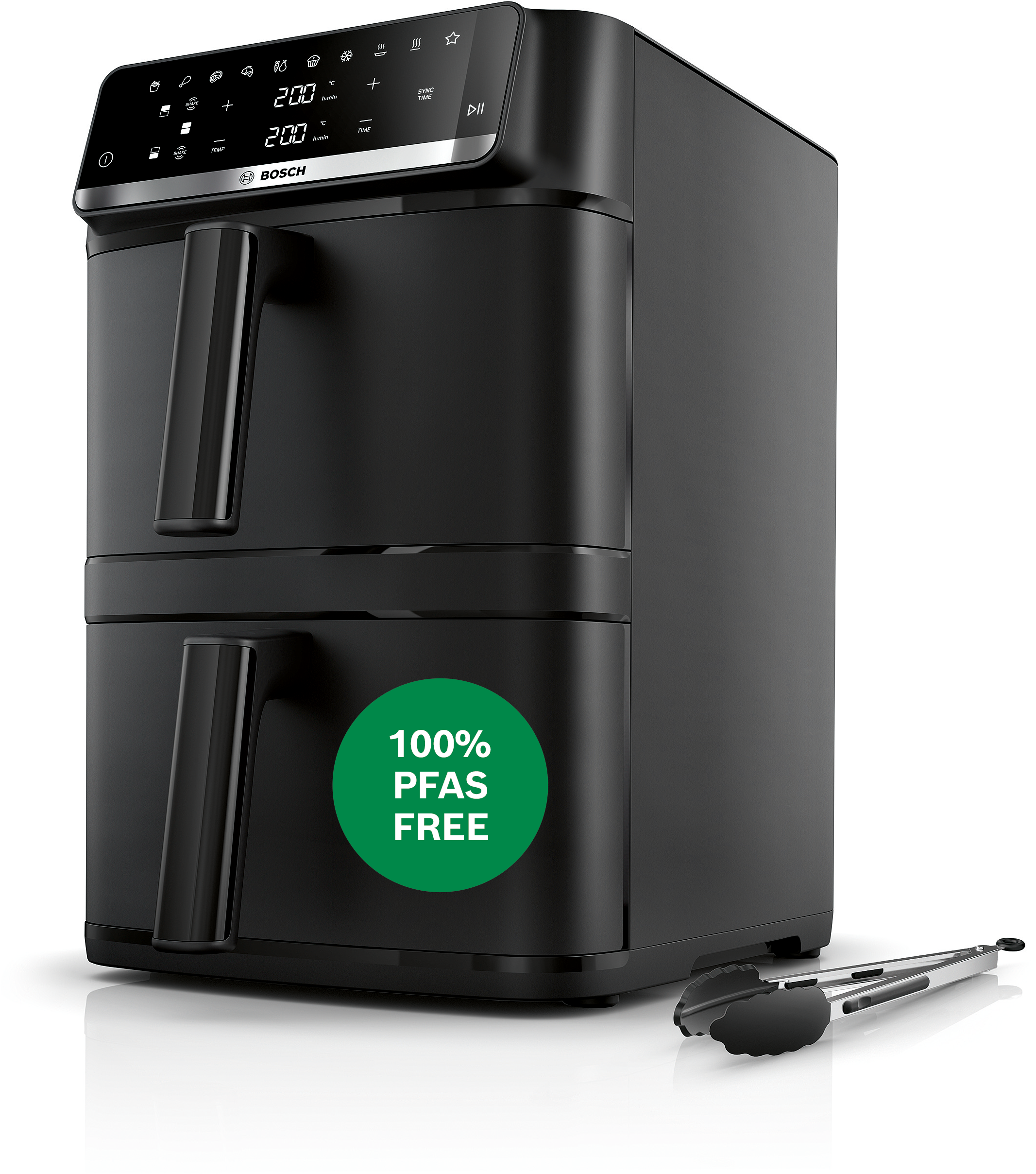 Serija 6, Double Stack Drawer Air Fryer, Crna, MAFD661B7