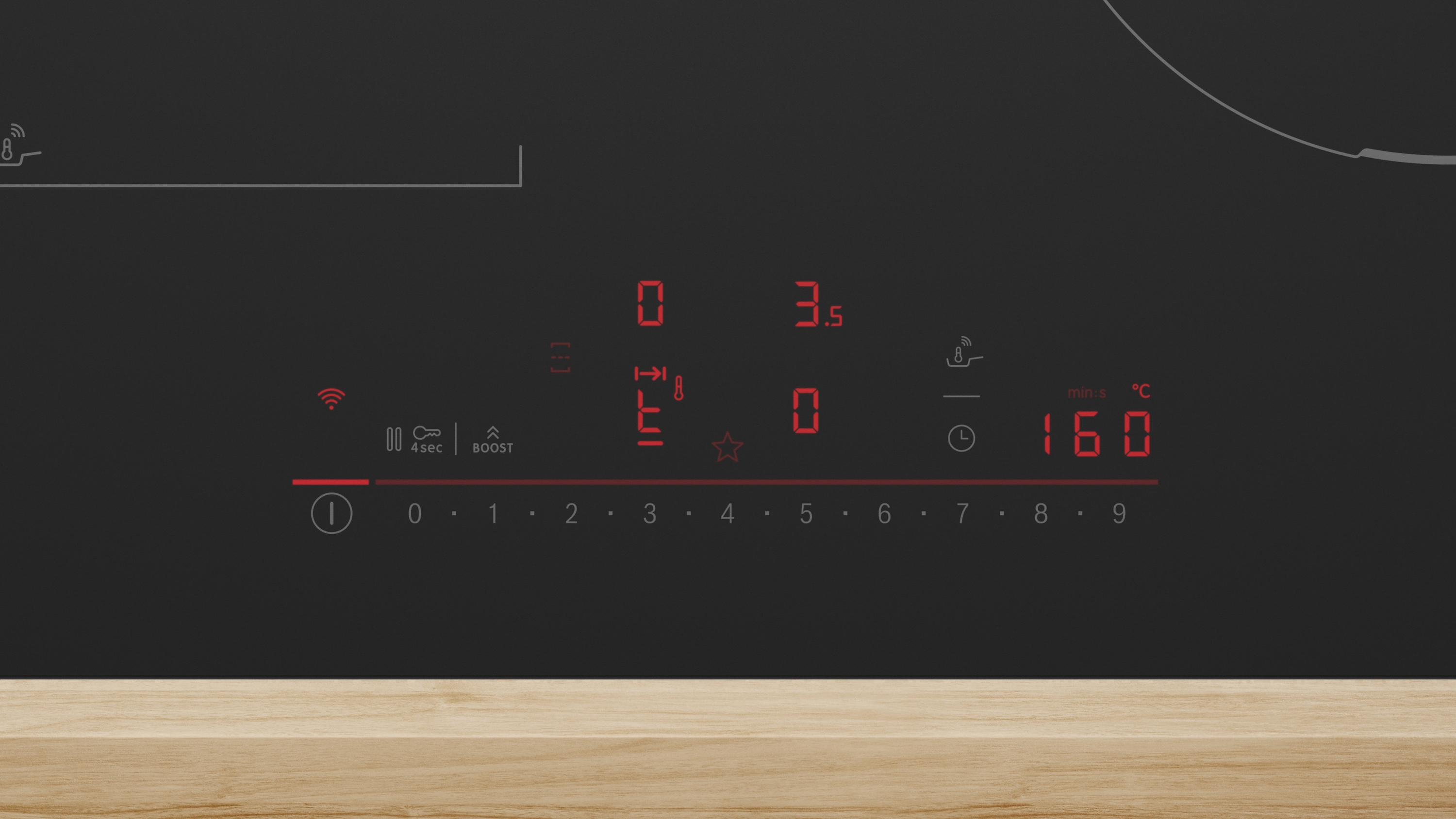 Series 6, Induction hob, 60 cm, Matt black, surface mount without frame, PVS61AHC1E