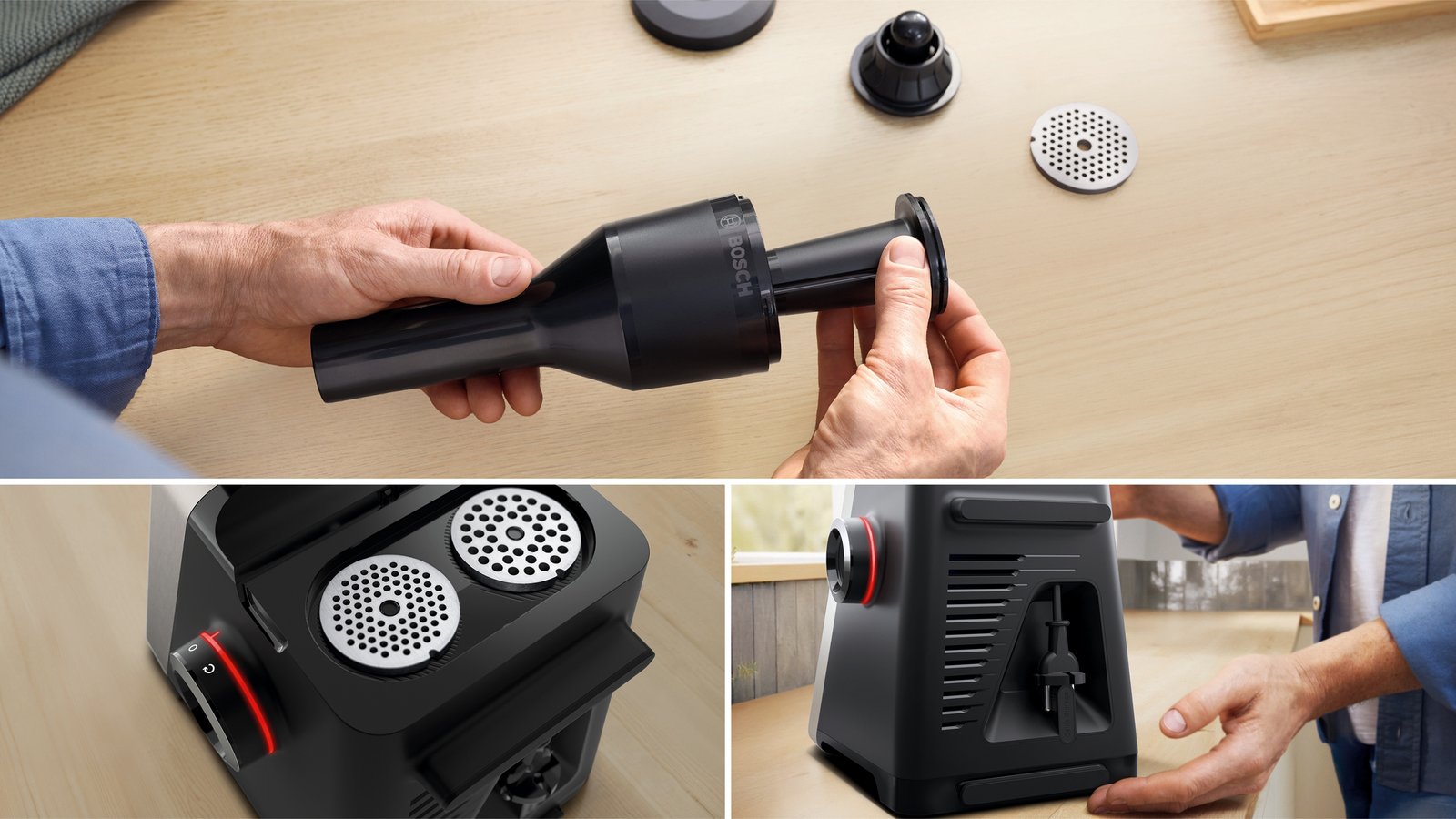 Serija 8, Mašina za mlevenje mesa, MultiPower, 2500 W, Nerđajući čelik, MFWS835M