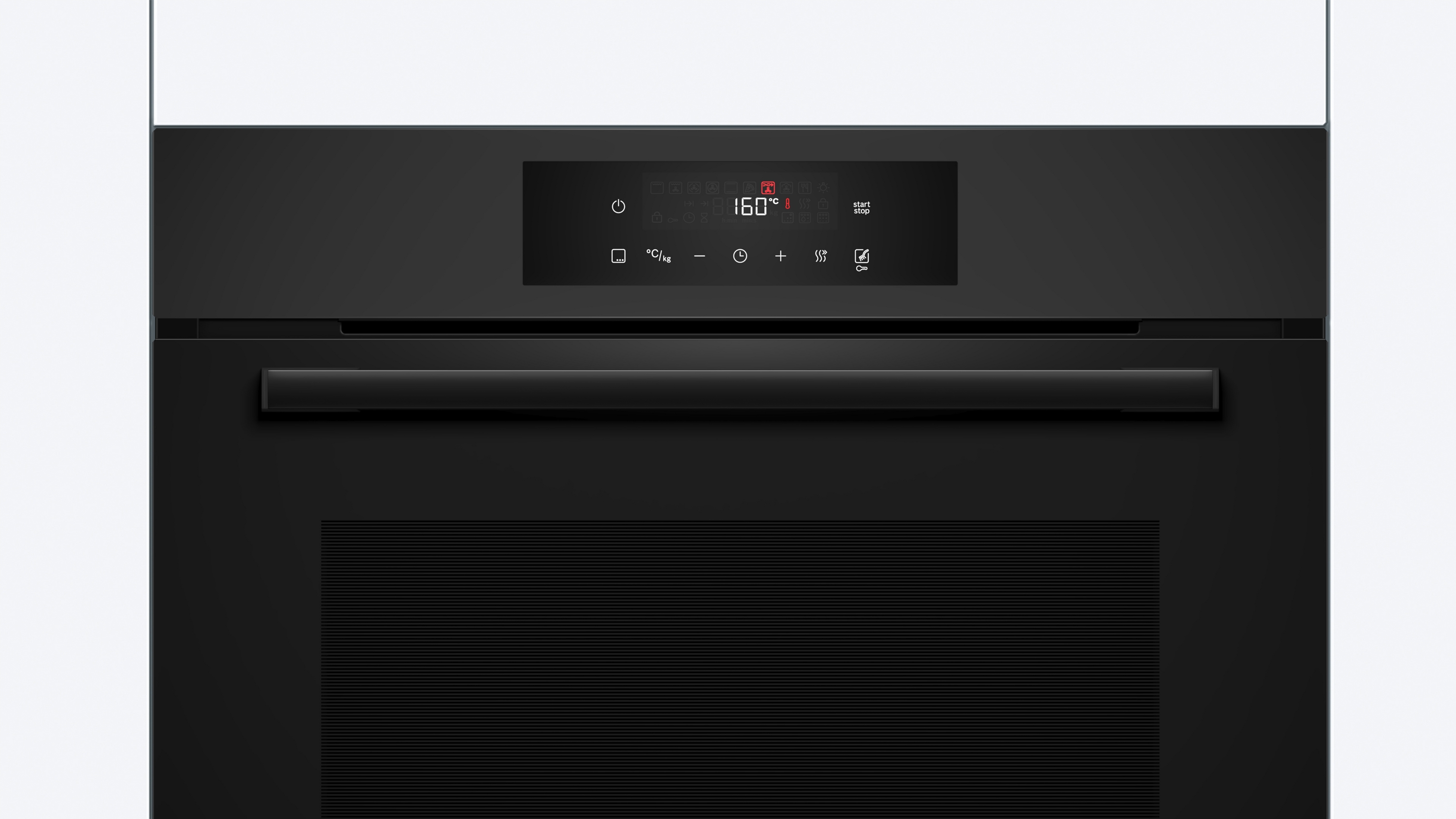 Series 4, Built-in oven, 60 x 60 cm, Matt Black, HBA572BM3