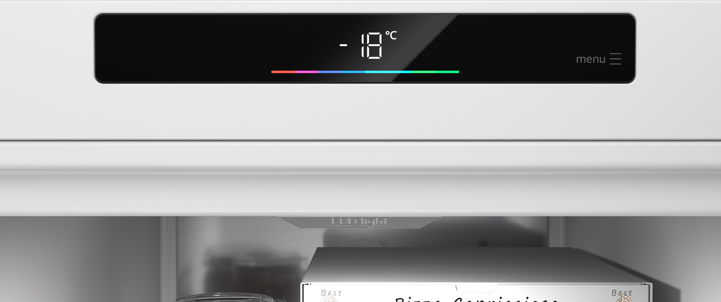 Series 6, free-standing freezer, 186.2 x 59.5 cm, Brushed steel (with anti-fingerprint), GSN36AICM