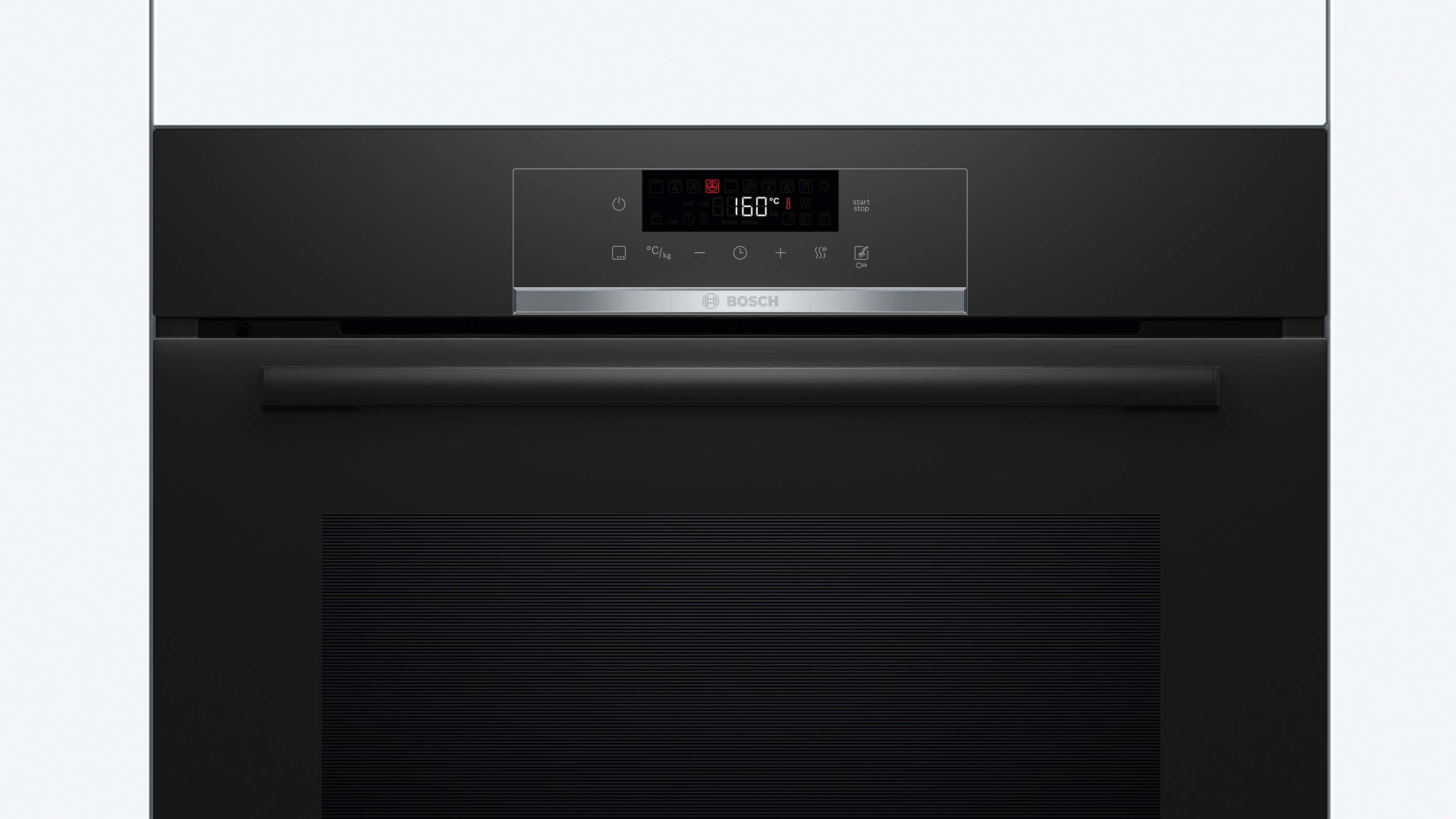 Series 4, Built-in oven with added steam function, 60 x 60 cm, Black, HQG572EB3