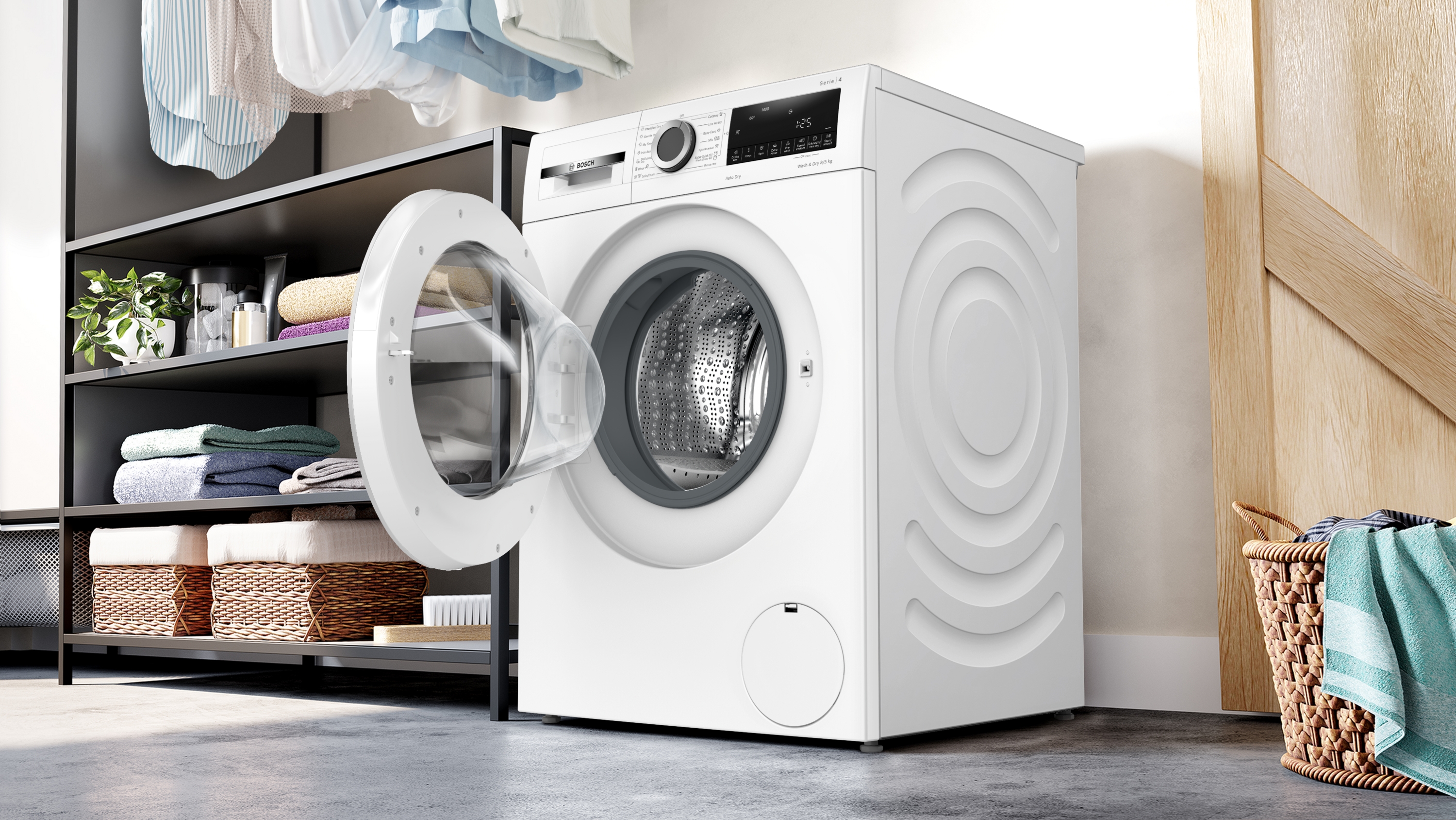 Series 4, washer-dryer, 8/5 kg, 1400 rpm, WNA13401BY
