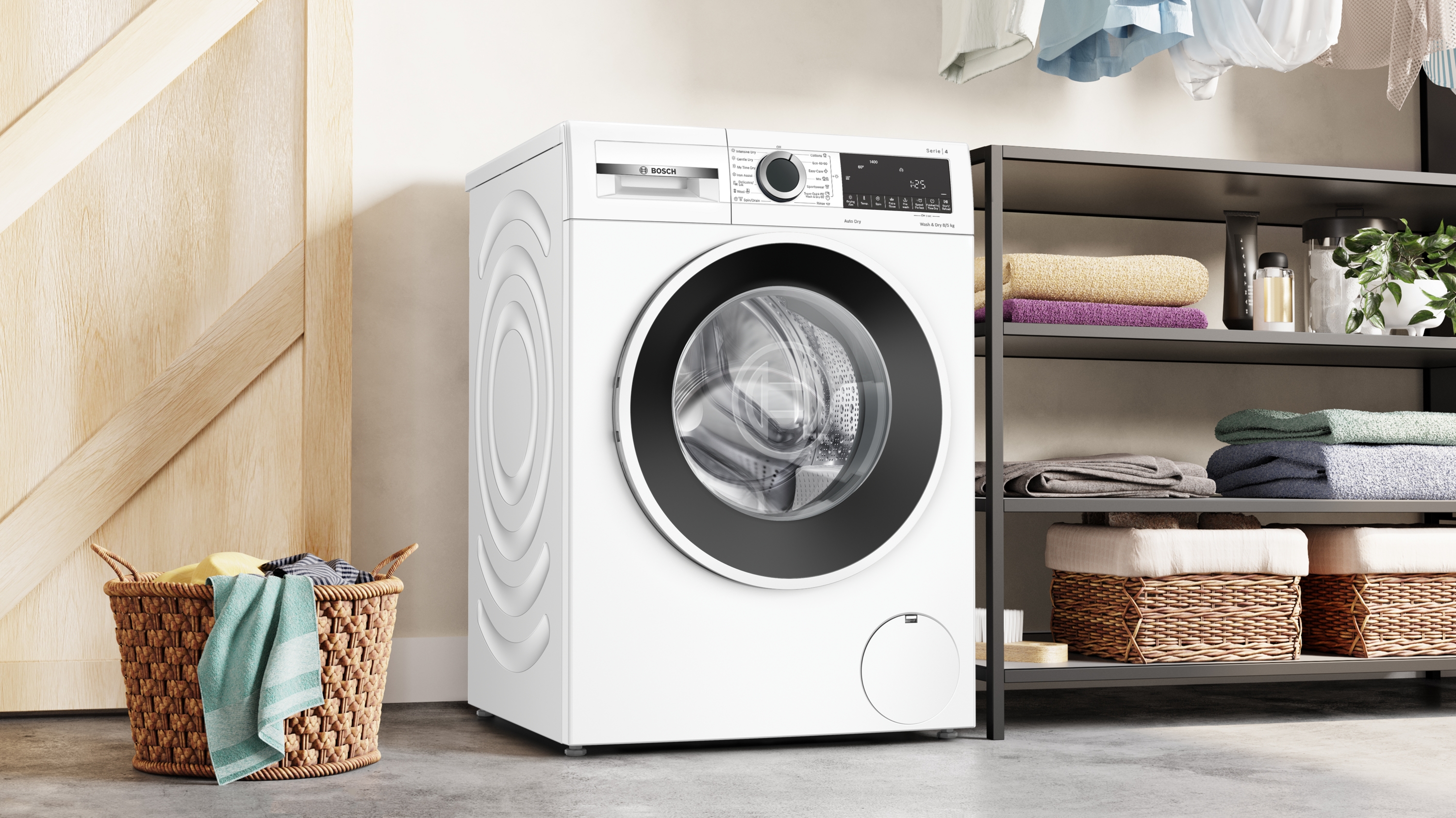 Series 4, washer-dryer, 8/5 kg, 1400 rpm, WNA13401BY