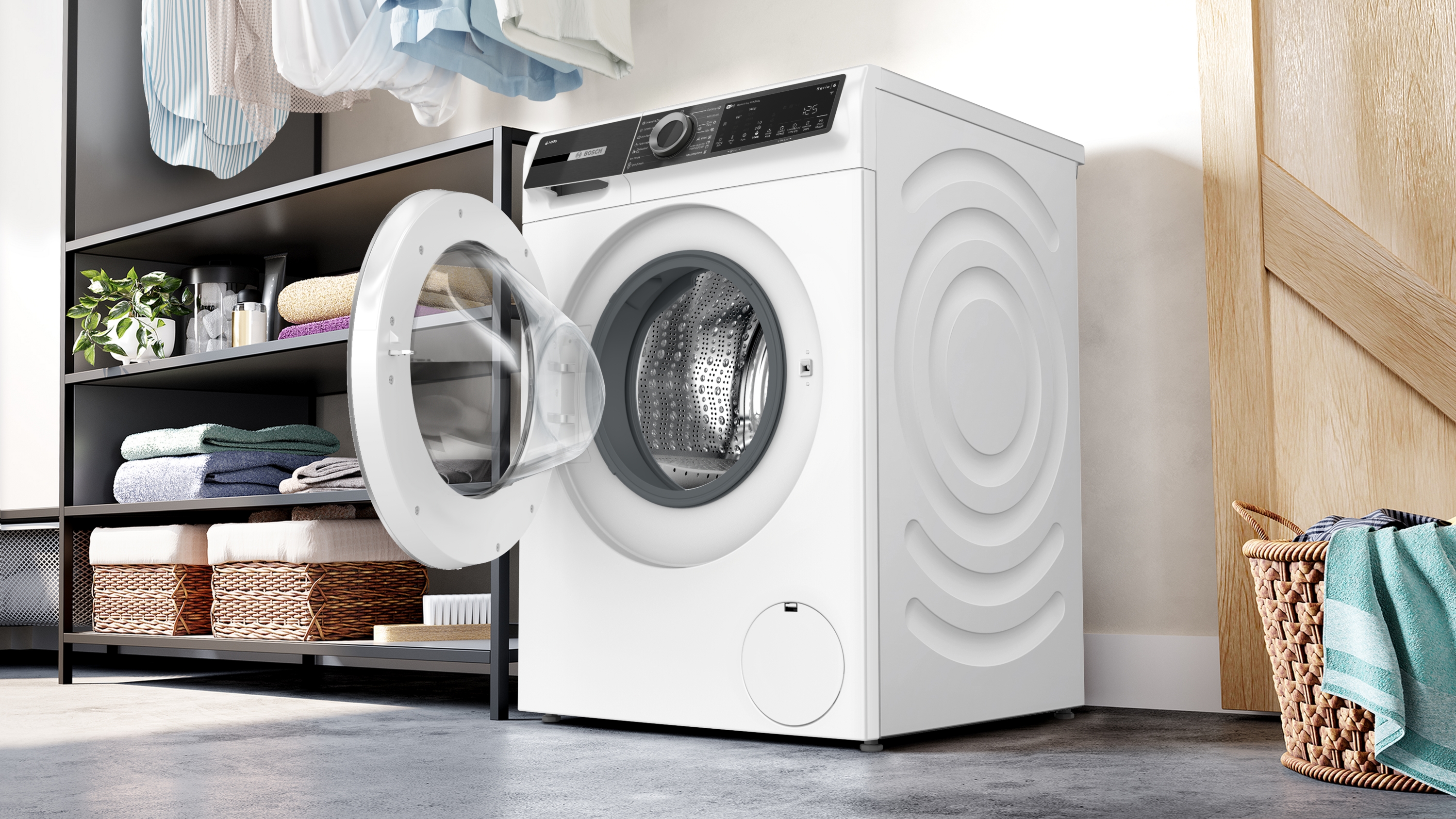 Series 6, washer-dryer, 10.5/6 kg, 1400 rpm, WNG254A7BY