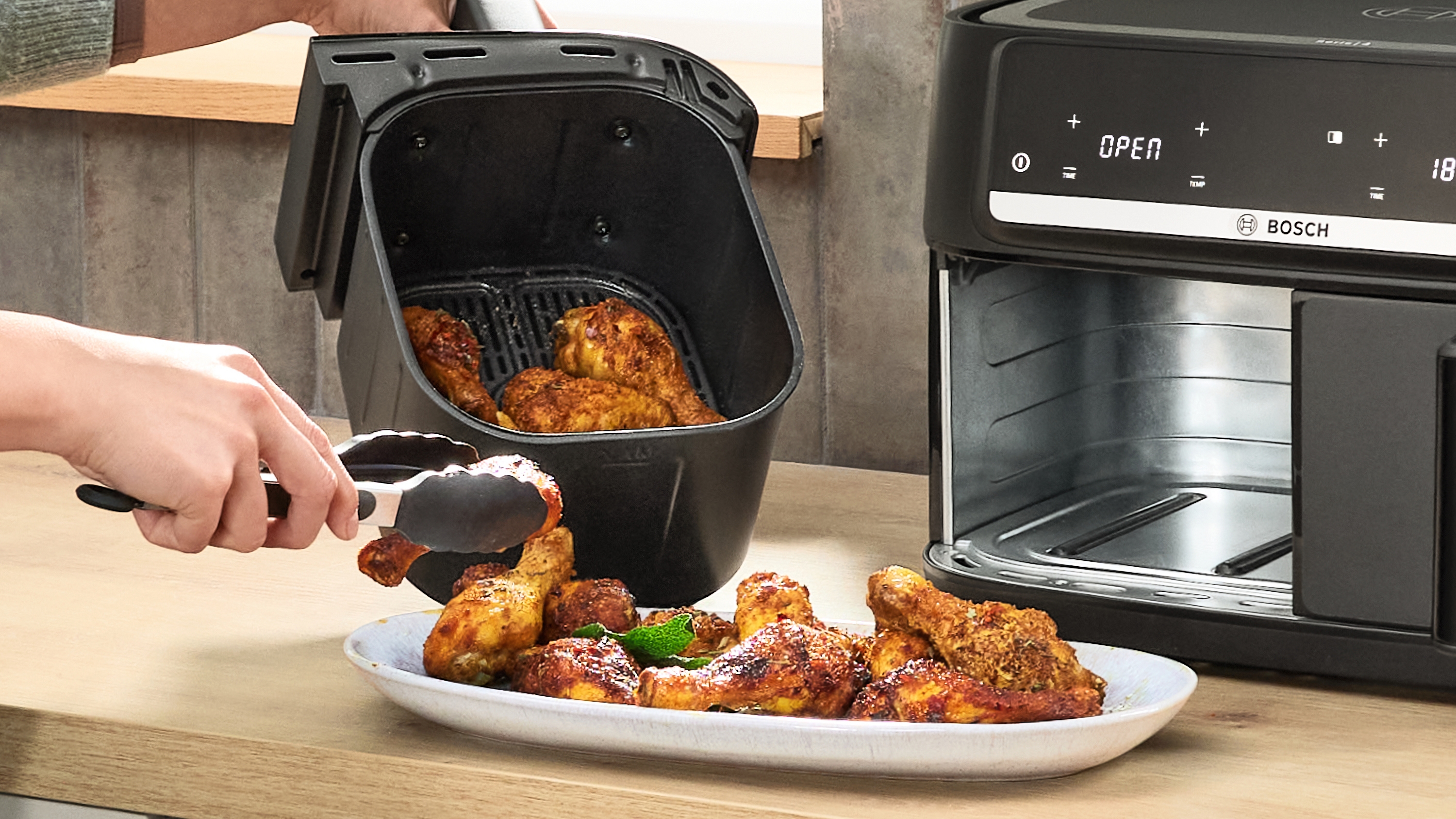 Serija 4, Double Drawer Air Fryer, Crna, MAFD440B7