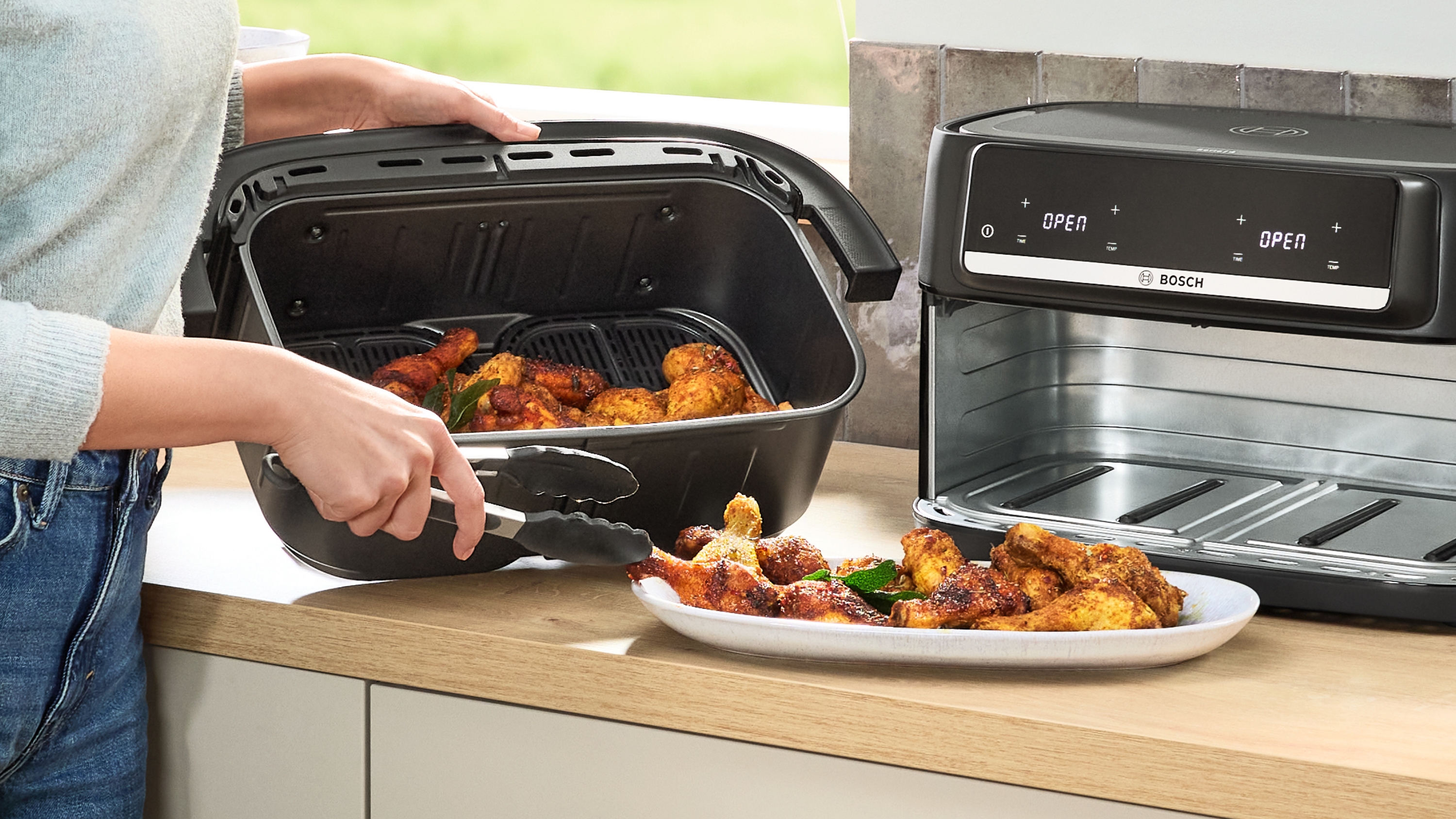 Serija 4, Double Flex Drawer Air Fryer, Crna, MAFD490B1