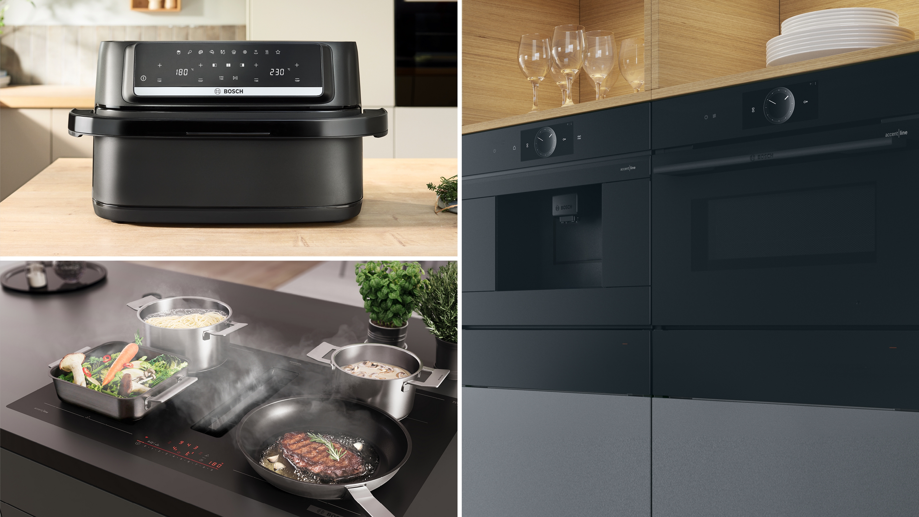 Serija 4, Double Flex Drawer Air Fryer, Crna, MAFD490B1